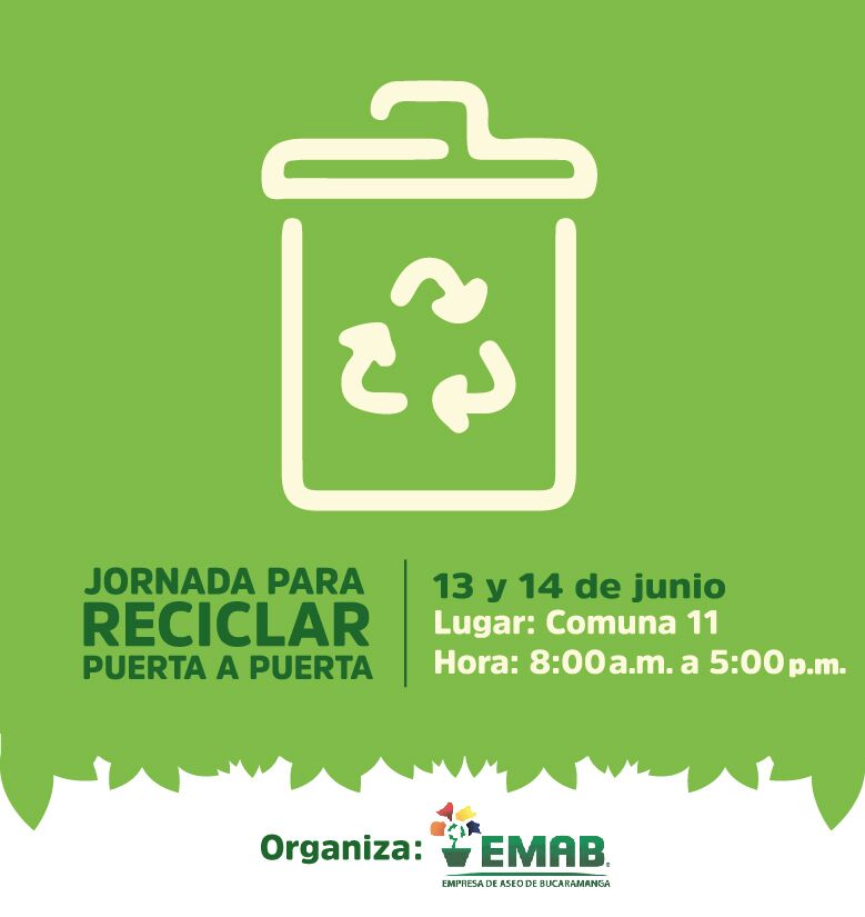 Reciclaje puerta a puerta.