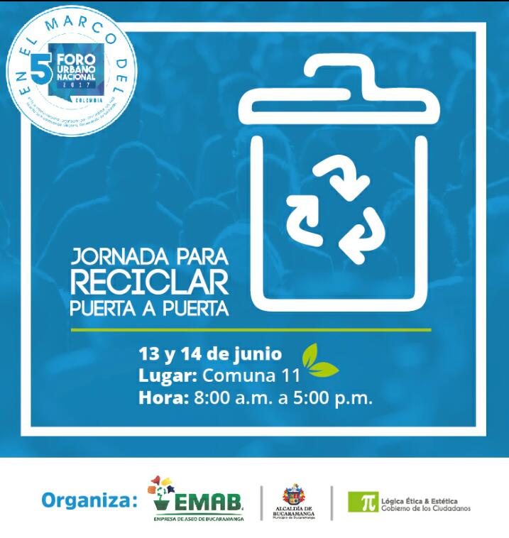 ¡Reciclaje Puerta a Puerta! Comuna 11