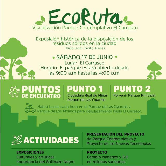 Ecoruta para toda la comunidad.