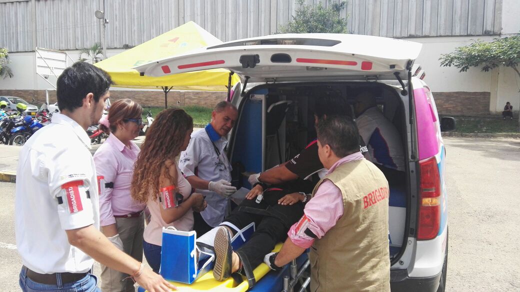 EMAB S.A E.S.P  participó en el Sexto Simulacro Nacional de Respuesta a Emergencias